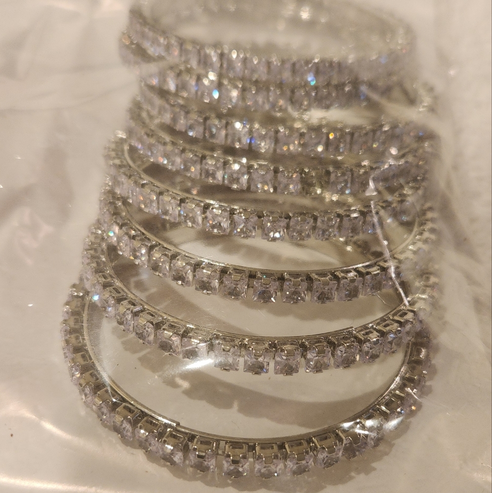 Rhinestone Bangle set